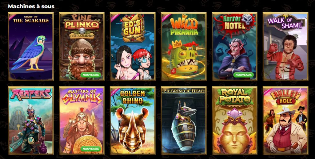 machine à sous amunra